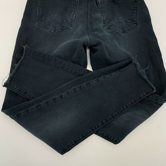 Cult of Individuality Black Raw Hem High Rise Jean - Picture 4 of 8